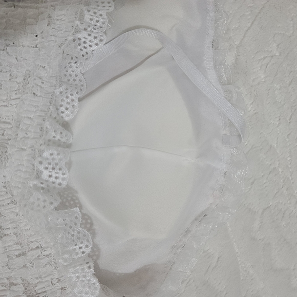 Ditsy Floral Shirred Pearls Detail Cami Top - Picture 9 of 12